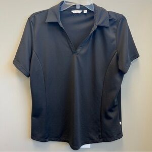 Lady Hagen Black Short Sleeve Polo Shirt